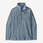 PATAGONIA WOMEN'S BETTER SWEATER 1/4 ZIP: STME STORM BLUE